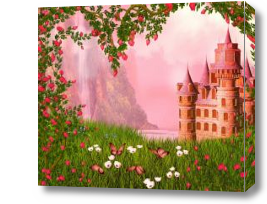 Картина Сказочный замок в цвету