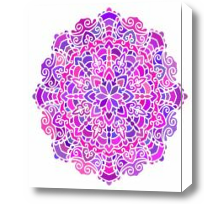 Картина Фиолетовый калейдоскоп 3д