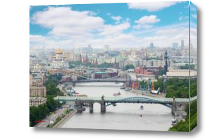 Картина Парк Горького Москва-река
