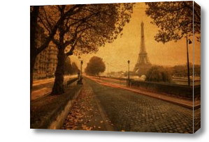 Картина Старый город Париж